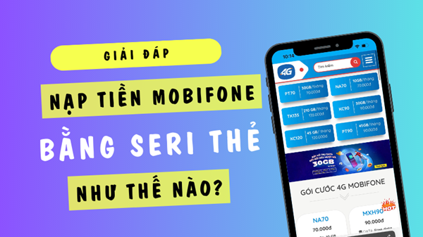 Thẻ cào nạp Mobi miễn phí mệnh giá 50K, 100K, 200K, 500K