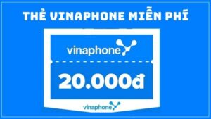 Thẻ cào nạp Vina miễn phí, nhiều mệnh giá, có số Seri