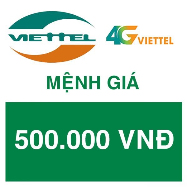Thẻ cào điện thoại Viettel 500k miễn phí - Hướng dẫn nạp thẻ miễn phí !